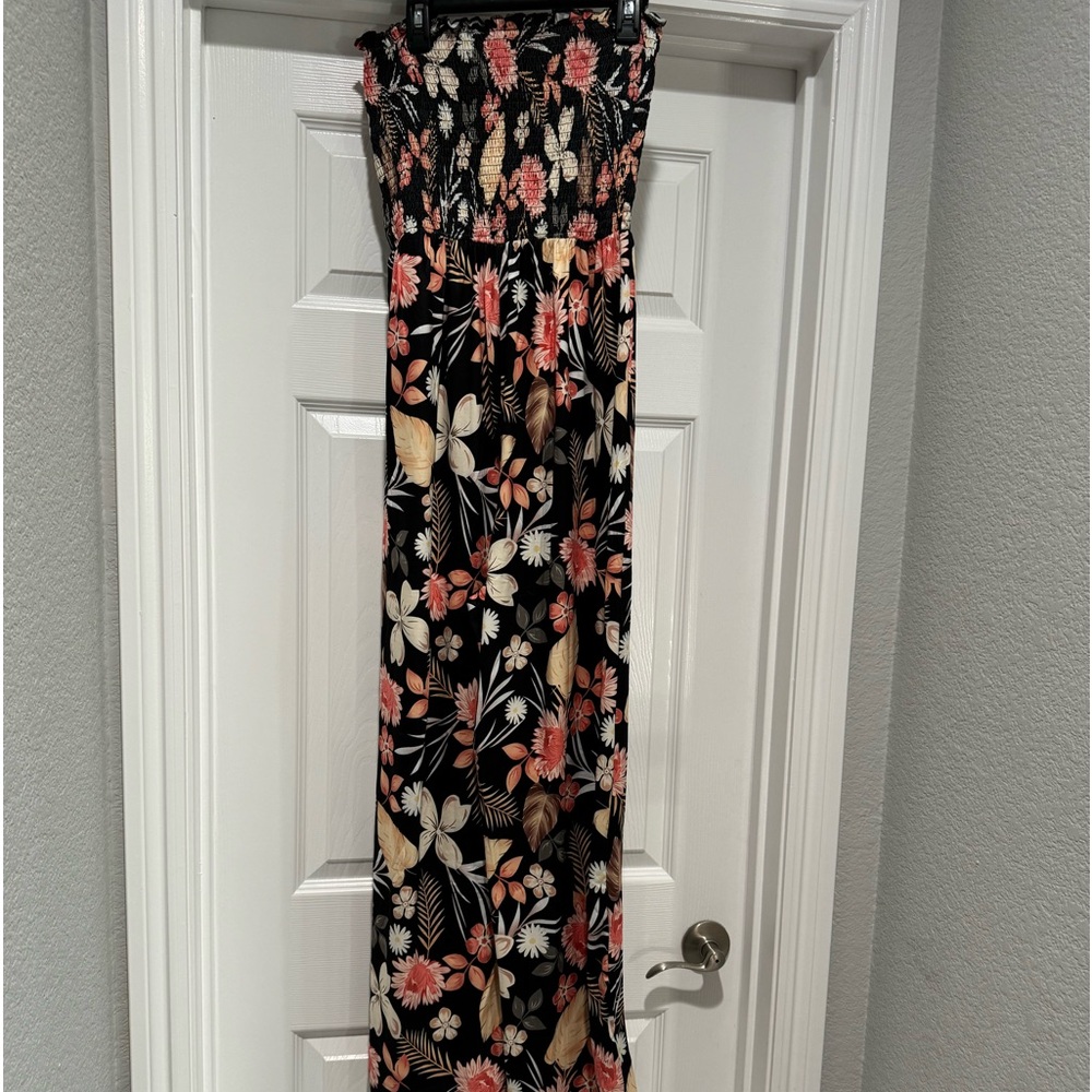 NWT tube top jumpsuit/romper L-XL